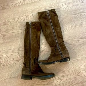 Miu Miu suede knee high Brown boots Size 38.5